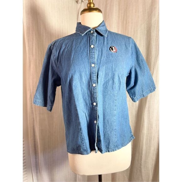 Sierra Pacific | Women’s | Shirts | M | Florida State Seminole Button-Down Jean - Picture 1 of 5
